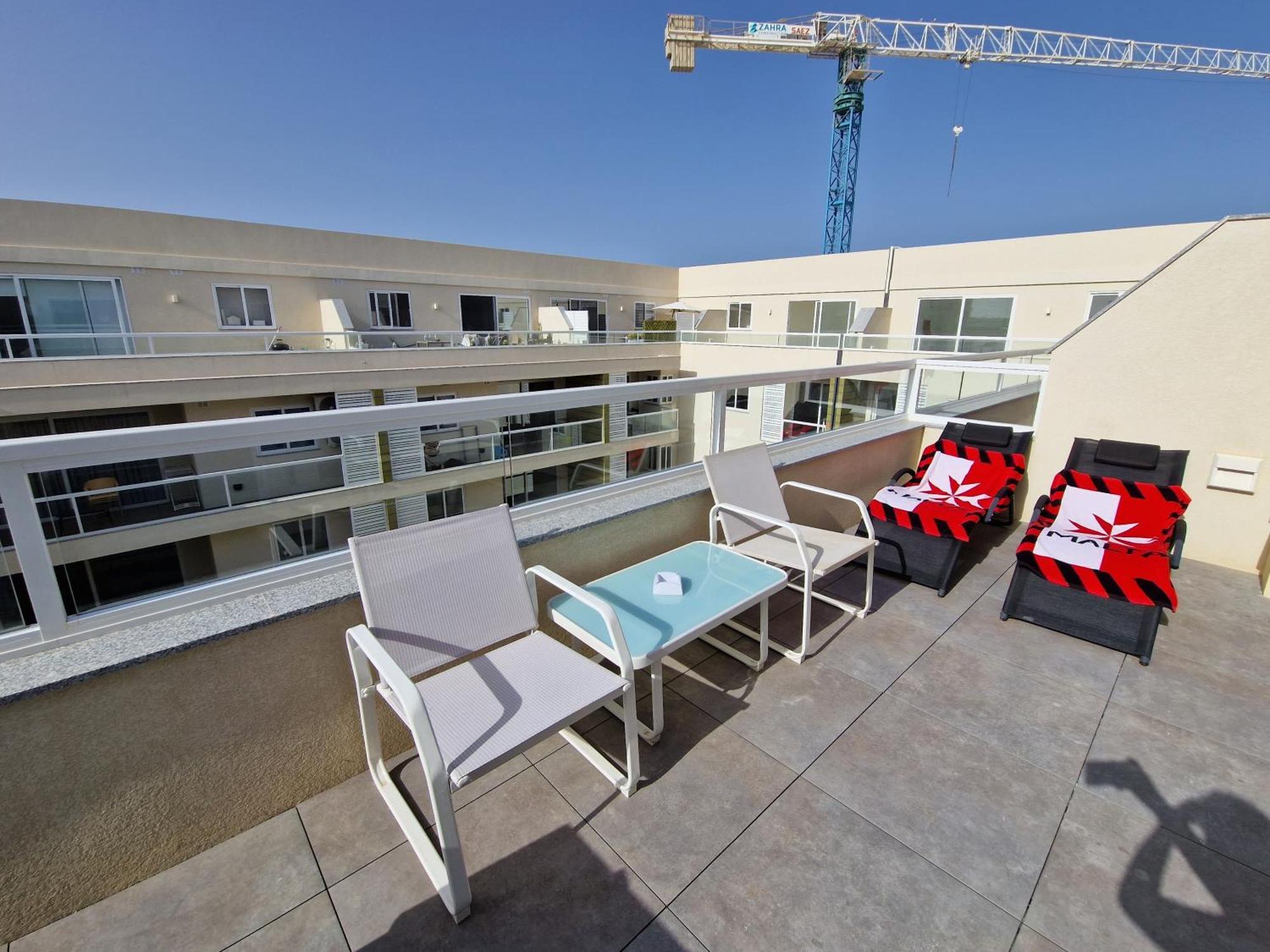 Apartamento Sea View New Penthouse Terrace & Garage Parking Bahía de San Pablo Exterior foto