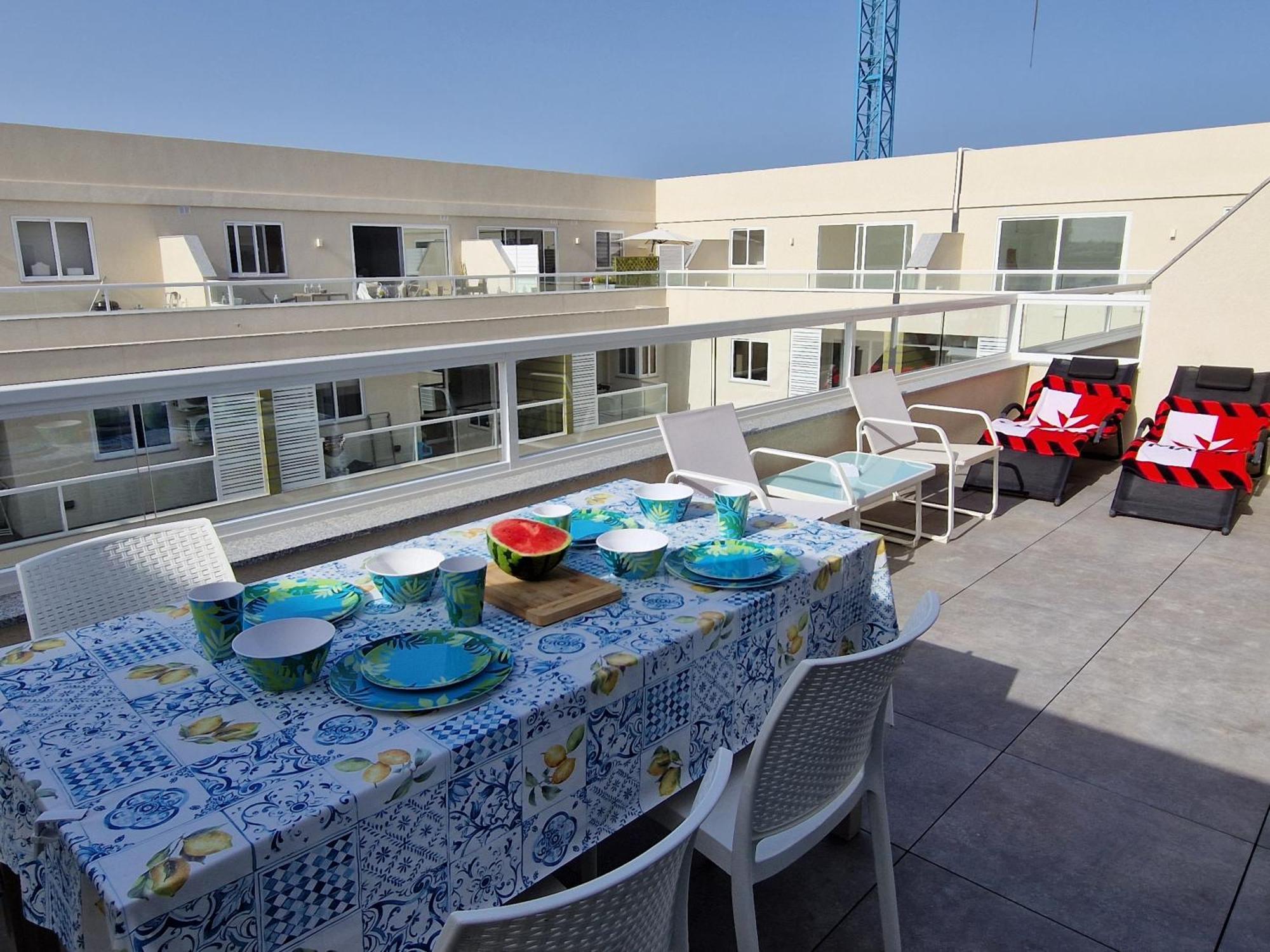 Apartamento Sea View New Penthouse Terrace & Garage Parking Bahía de San Pablo Exterior foto